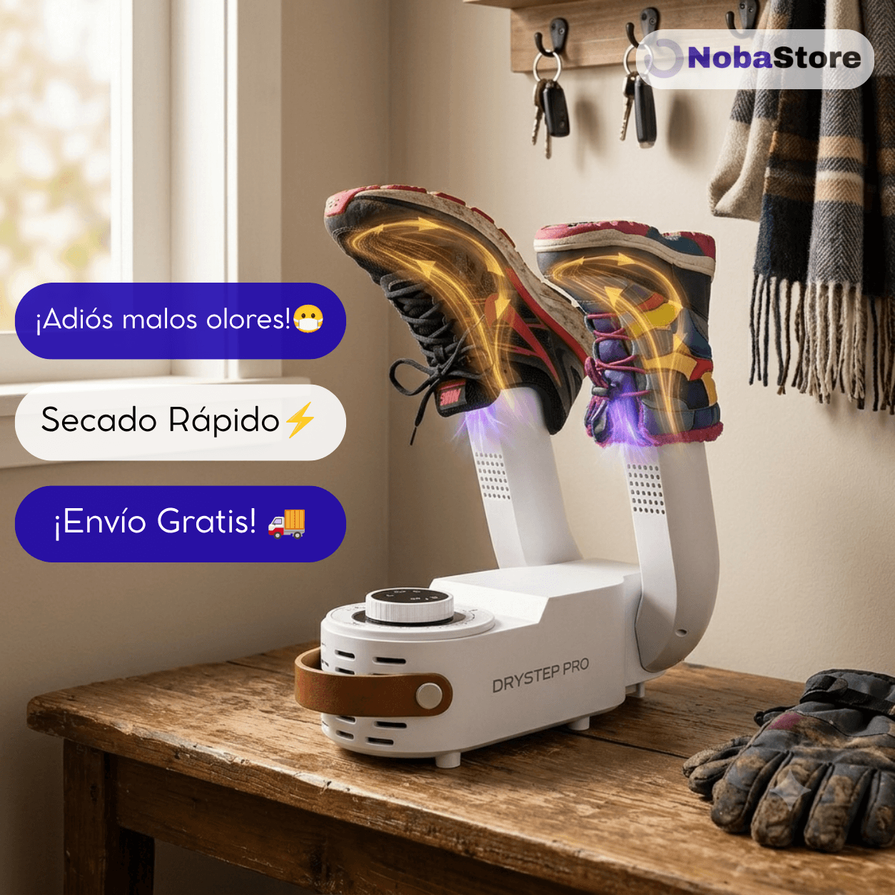 Secador de Zapatos Inteligente · DryStep Pro®
