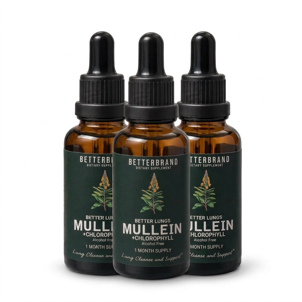 Betterbrand Mullein + Clorofila — Gotas 60 ml