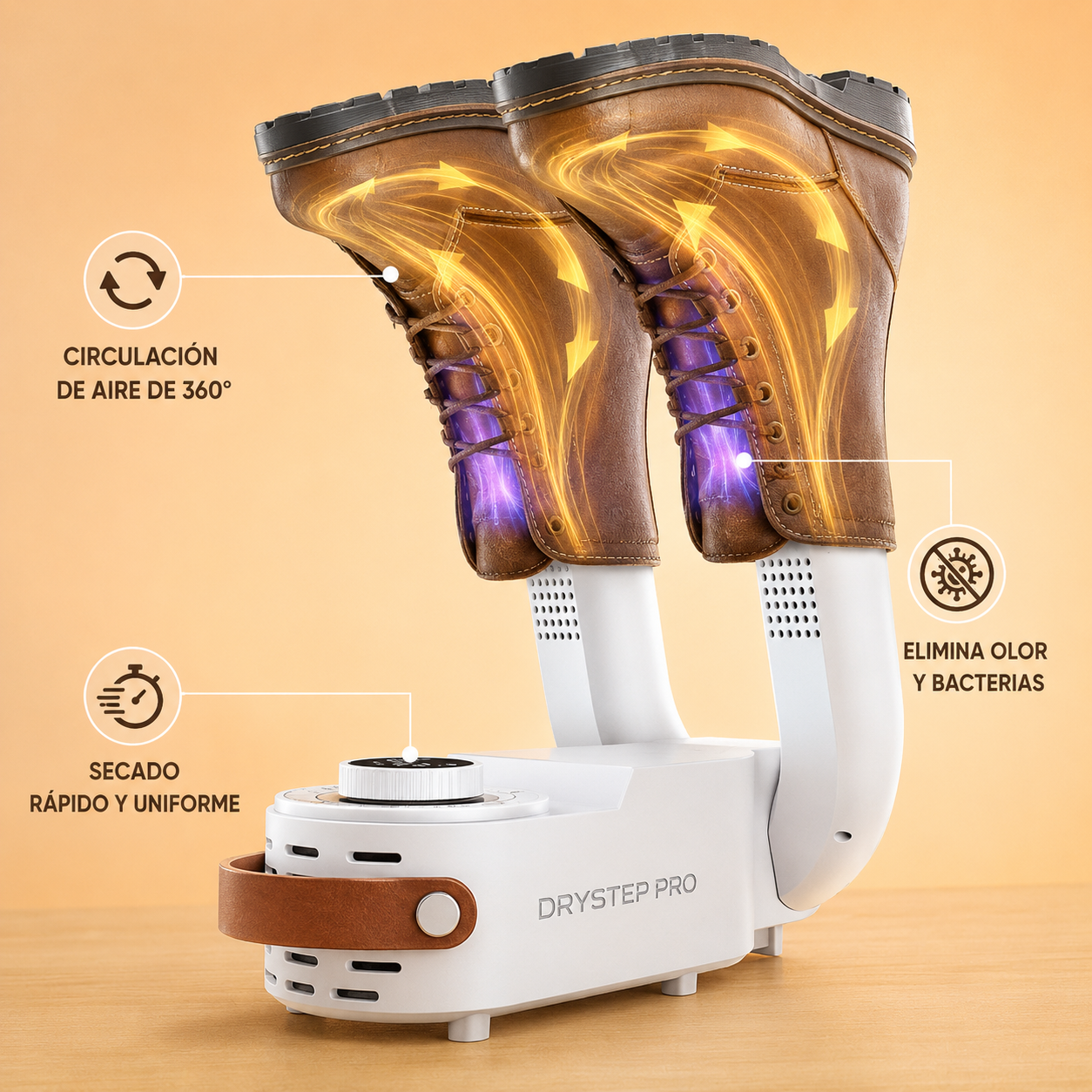 Secador de Zapatos Inteligente · DryStep Pro®