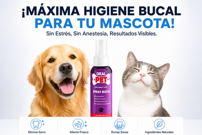 Spray Bucal Limpiador Mascotas