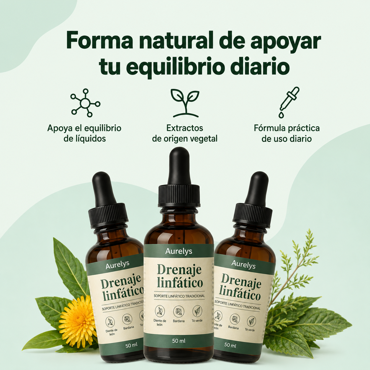 Drenaje Linfático Aurelys — Ligereza y Bienestar · 50 ml