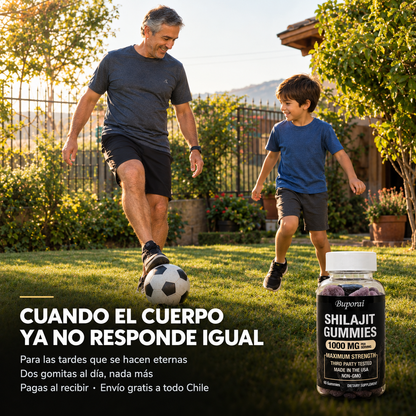 Shilajit Gomitas 60 unidades