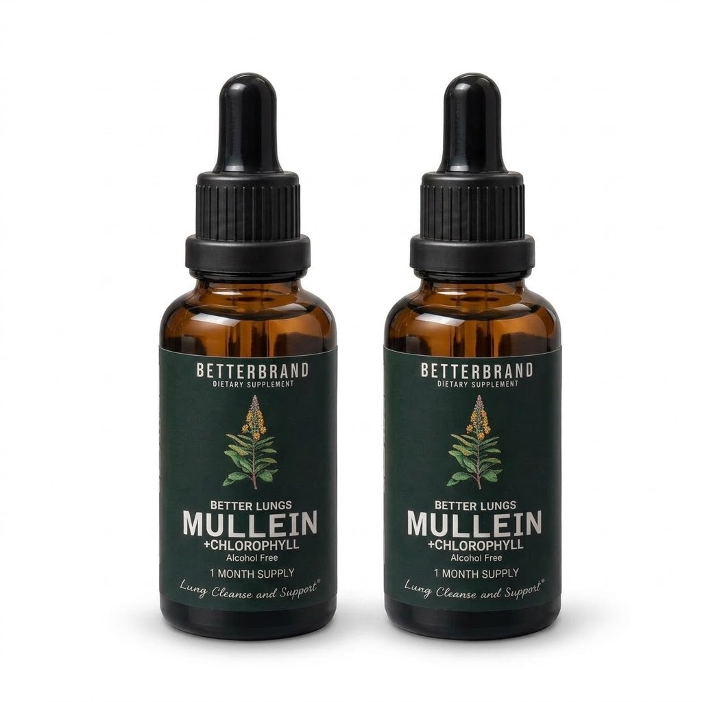 Betterbrand Mullein + Clorofila — Gotas 60 ml